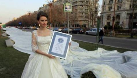 世界上最长的婚纱 世界上最长的婚纱