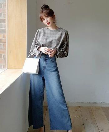 格子衣服时尚穿搭法