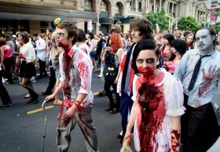 墨尔本都会被大量僵尸包围