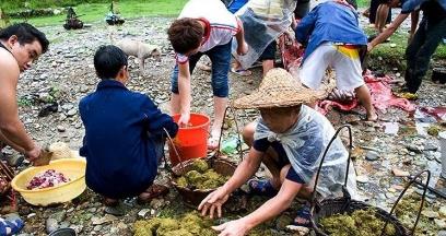 黑暗料理牛粪做的火锅