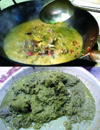 黑暗料理牛粪做的火锅