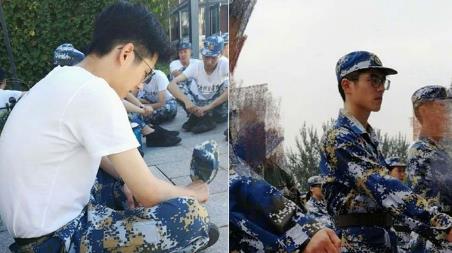 刘昊然补军训