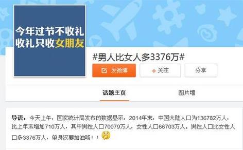 未来男友比例严重失调 未来男友比例严重失调