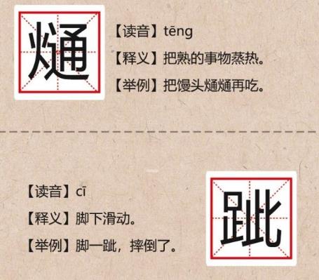 不常见却常用到的汉字