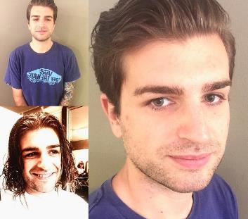 长发美男成功蜕变性感男神