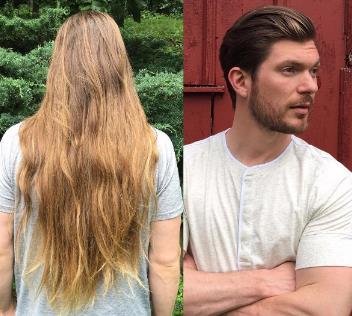 长发美男成功蜕变性感男神