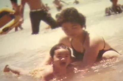 林依晨胡歌为什么分手：林依晨小时候的照片