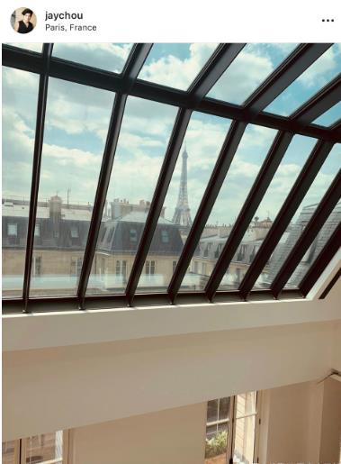 周杰伦频晒埃菲尔铁塔，网友猜测难道与新专辑有关
