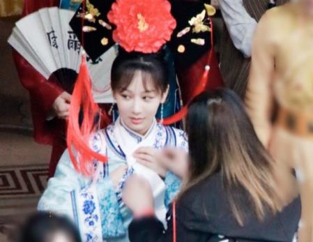 杨紫紫薇造型路透，杨紫张子枫合作过吗