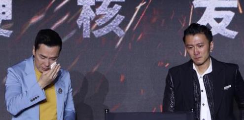 谢霆锋甄子丹发布会现场落泪悼念陈木胜，甄子丹谢霆锋怒火什么时候上映