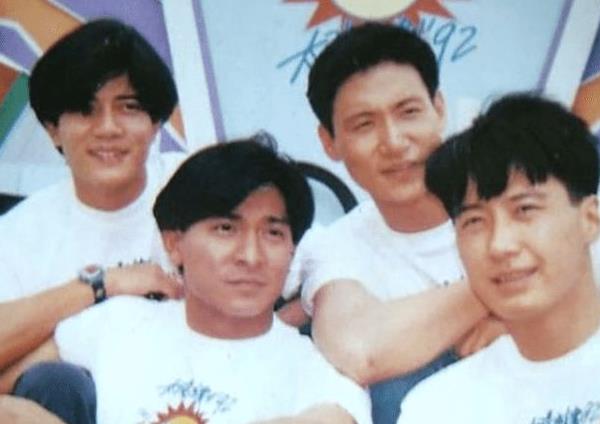 张学友刘德华郭富城给黎明送花篮,刘德华张学友郭富城黎明一起拍的电影