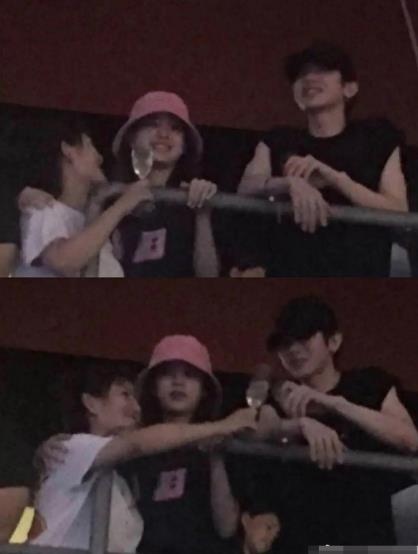 蔡徐坤欧阳娜娜现身张杰演唱会 穿情侣装疑似恋爱 蔡徐坤欧阳娜娜现身张杰演唱会 穿情侣装疑似恋爱