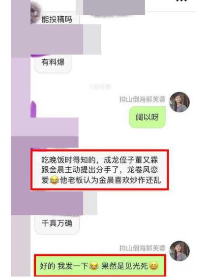 金晨董又霖疑分手什么情况 见光死恋情背后原因曝光