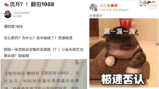 沈月否认出演中国版请回答 沈月否认出演的真实原因曝光