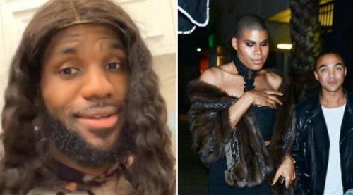 詹姆斯戴假发什么情况 画面辣眼睛惨遭妻子嫌弃