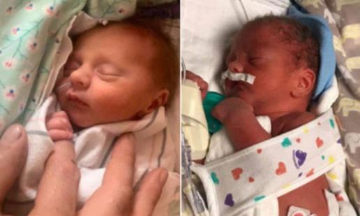 美国一对跨年龙凤胎出生 相差半小时一个10后一个20后