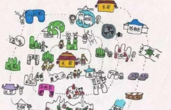 初中生把西游记画成81难通关图 现场画面曝光网友吐槽又是别人家的孩子