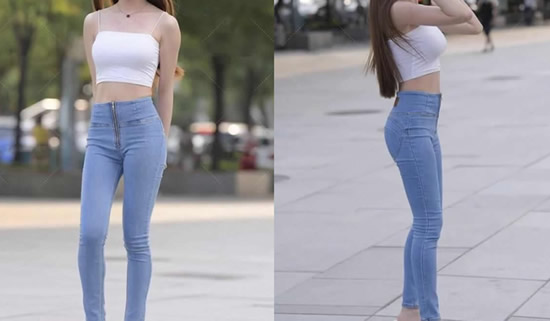 时尚牛仔裤女 2020这样穿搭太好看了