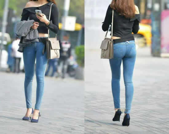 时尚牛仔裤女 2020这样穿搭太好看了
