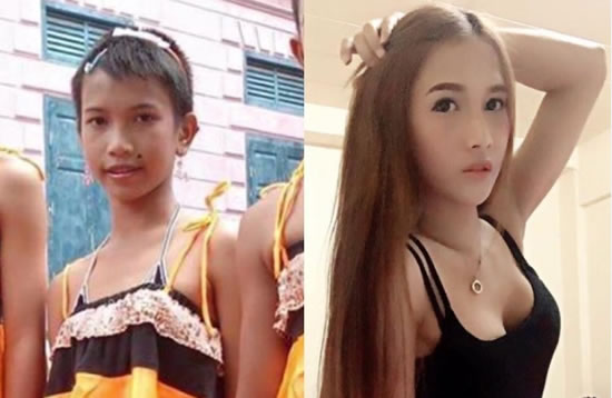 丑男变美女，镜头记录泰国人妖的经历过程