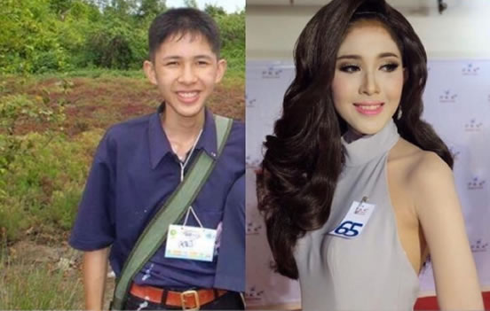 丑男变美女，镜头记录泰国人妖的经历过程