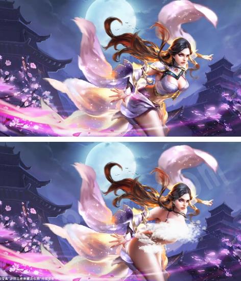 王者荣耀女人物全部身体无衣（组图）