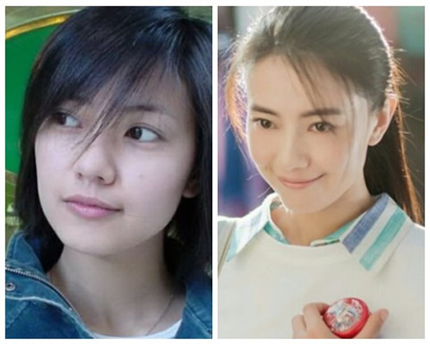 高圆圆旧照曝光：五官精致长相出众青春靓丽（图）