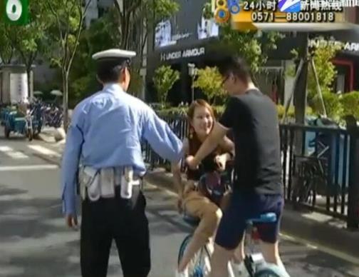 情侣共乘共享单车：面对面的姿势,盘点情侣单车不雅姿势