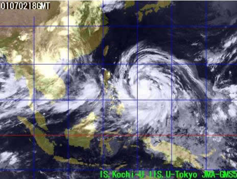 史上最强的台风多少级:18级台风1979年泰培台风风王 史上最强的台风多少级:18级台风1979年泰培台风风王
