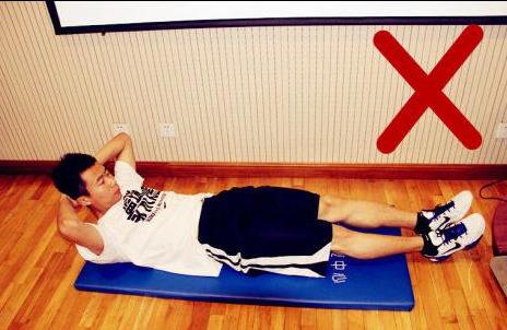仰卧起坐的正确做法：仰卧起坐方法介绍（图）