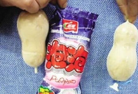 安全套雪糕：冷饮酷似安全套（图）