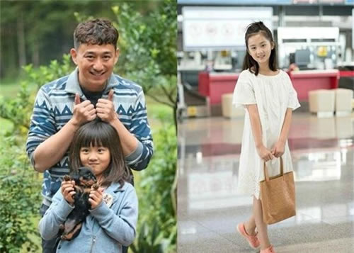 田雨橙和黄亿慈漂亮图片对比：都长成大姑娘了（图）