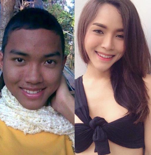 为什么人妖可以那么漂亮：泰国人妖变身前后对比照