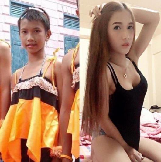 为什么人妖可以那么漂亮：泰国人妖变身前后对比照