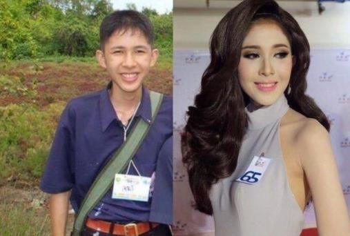 为什么人妖可以那么漂亮：泰国人妖变身前后对比照