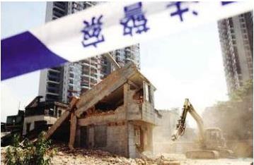 最牛钉子户悲惨下场：钉子户图片欣赏