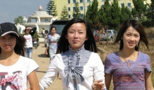 缅甸果敢美女在中国：果敢美少女浓浓的中国味（图）