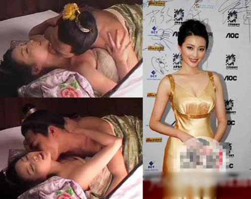 甘婷婷吻戏剧照盘点：呻吟让人欲罢不能（图）