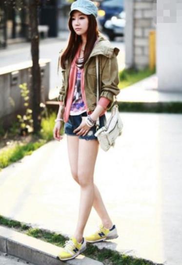 街拍韩国美女怎么穿都好看：这身材好羡慕（图）