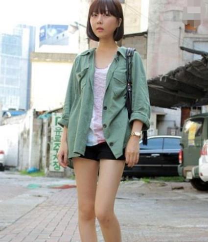 街拍韩国美女怎么穿都好看：这身材好羡慕（图）
