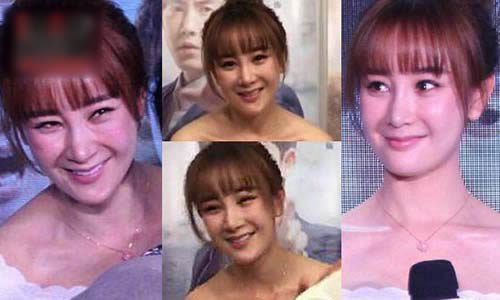 张檬整容前后照片：自然的笑容都没有了（组图）