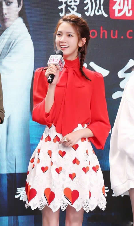 陈瑶萝莉脸加熟女身材：剧中霸道女总裁（图）