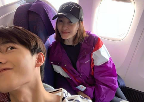 杨洋偶遇王丽坤 杨洋偶遇王丽坤