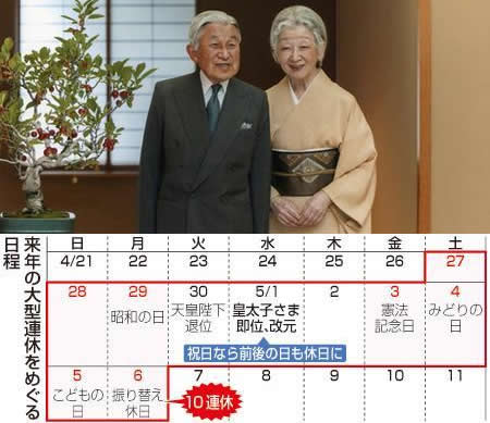 日本70年来最长假:有多长假期事件始末揭晓 日本70年来最长假:有多长假期事件始末揭晓
