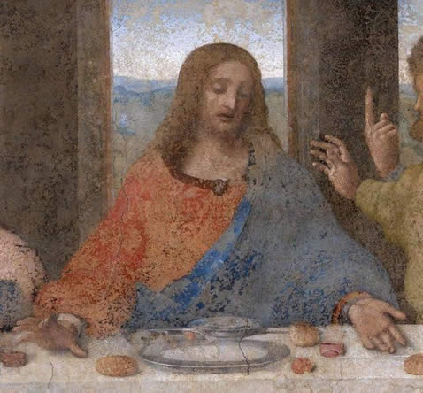 最后的晚餐多了一只手:被隐藏了细致极恐(图) 最后的晚餐多了一只手:被隐藏了细致极恐(图)