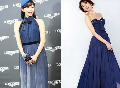 林志玲穿深蓝礼服:小仙女范,穿蓝色礼服的美女女星 林志玲穿深蓝礼服:小仙女范,穿蓝色礼服的美女女星
