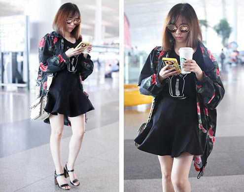 张靓颖素颜气色不佳：苦笑表情像喜剧疲惫显憔悴