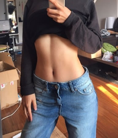 最美马甲线高清图片：一个马甲线你就是女神（图）