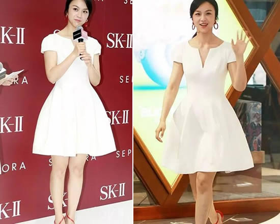 汤唯黑白装简约有范：拼色卫衣清爽青春魅力（图）