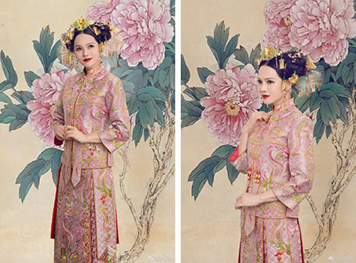 伊能静晒炫富照：自拍古装照气质超（图）